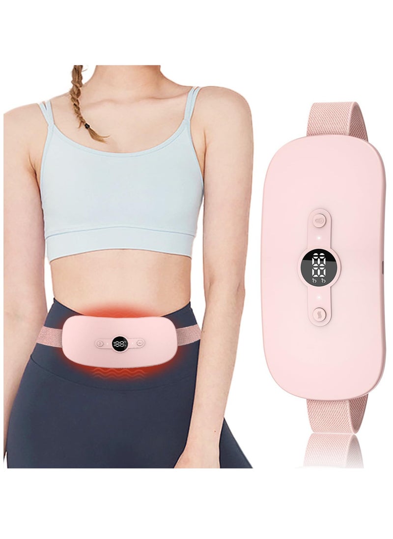 Prime by javauadan Heating Pad for Period Cramps, Portable Menstrual Cordless Electric Heated Pads for Pain Relief with Massager Rechargeable Heating Pad  - Image 1