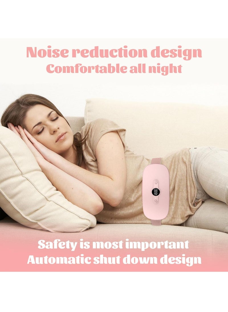 Prime by javauadan Heating Pad for Period Cramps, Portable Menstrual Cordless Electric Heated Pads for Pain Relief with Massager Rechargeable Heating Pad  - Image 5