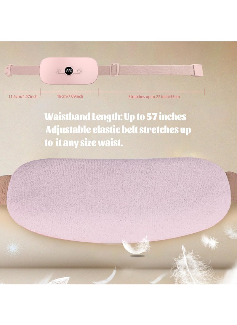 Prime by javauadan Heating Pad for Period Cramps, Portable Menstrual Cordless Electric Heated Pads for Pain Relief with Massager Rechargeable Heating Pad  - Image 3