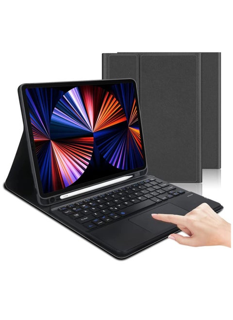 iPad Air 5th Generation Case with Keyboard Keyboard for iPad Air 4 10.9 inch and iPad Pro 11 2021 2020 2018 Bluetooth Touchpad Keyboard Protective Cover with Pencil Holder