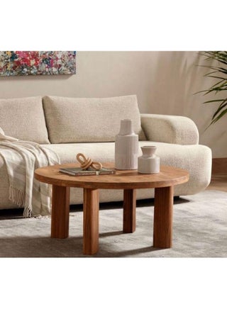 طاوله قهوة خشب طبيعي و سنديان بني - 85×85×50 سم - pzsku/Z3656D9BFA1352243D031Z/45/_/1739275366/dfce4ba4-37d0-47b4-ad21-d927fbb5546b