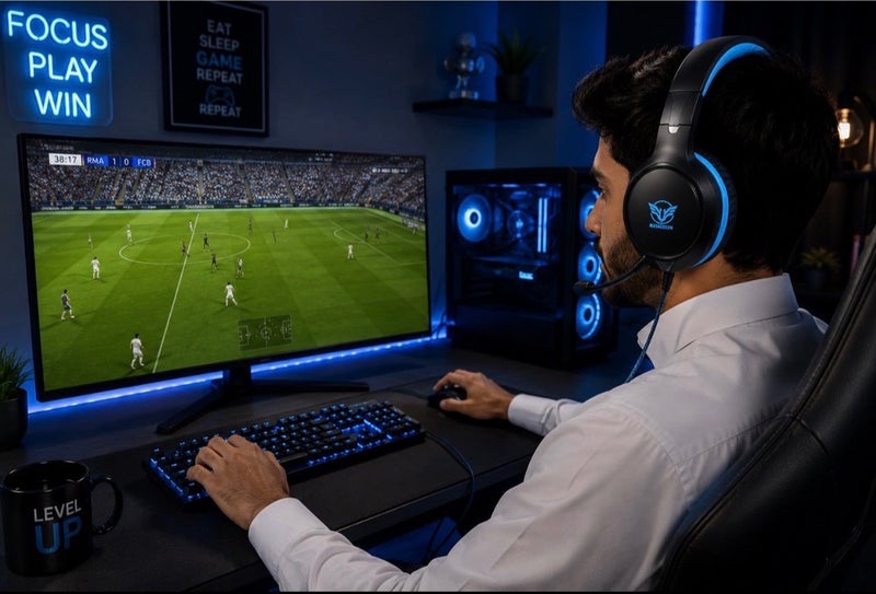 MASACEGON H-10 Wired Gaming Headset for PS5, PS4, Xbox One, Nintendo Switch & PC – Immersive Stereo Bass Sound Gaming Headphone with Noise Reducing Mic, Soft Over-Ear Comfort Fit - Image 5