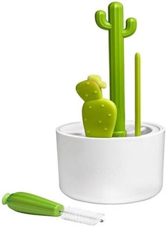 FASHION MANIA A Set of Cactus Bottle Brush Set, Multi-Functional, Cleaning Brush Straw Brush Baby Bottle Brush 