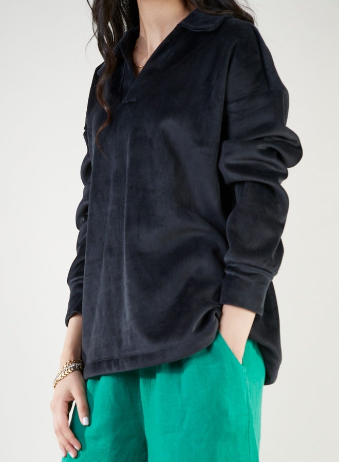 Women's velvet sweater  - Image 1