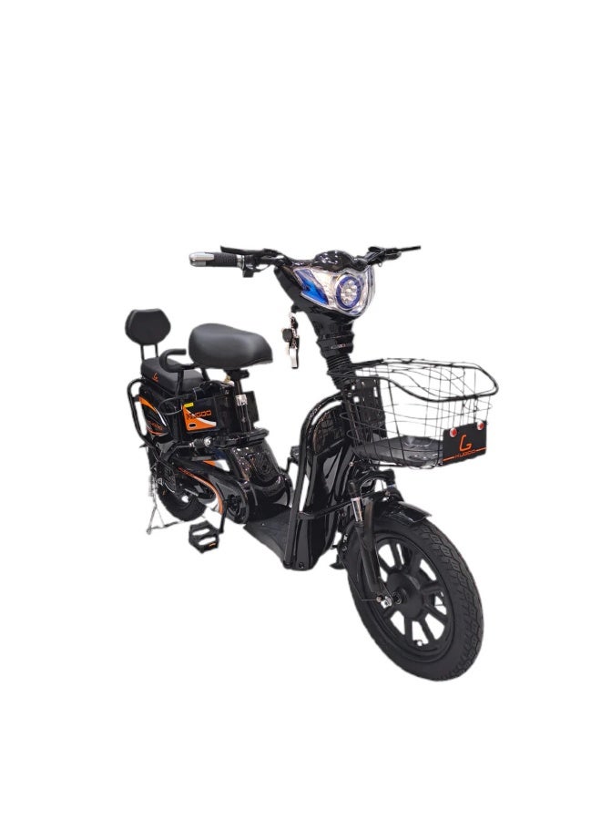 Kugoo T16 Electric Delivery motorbike, 800W, 48V/13Ah  Speed 41 Km/h, mileage 40-50 km, Black - Image 2