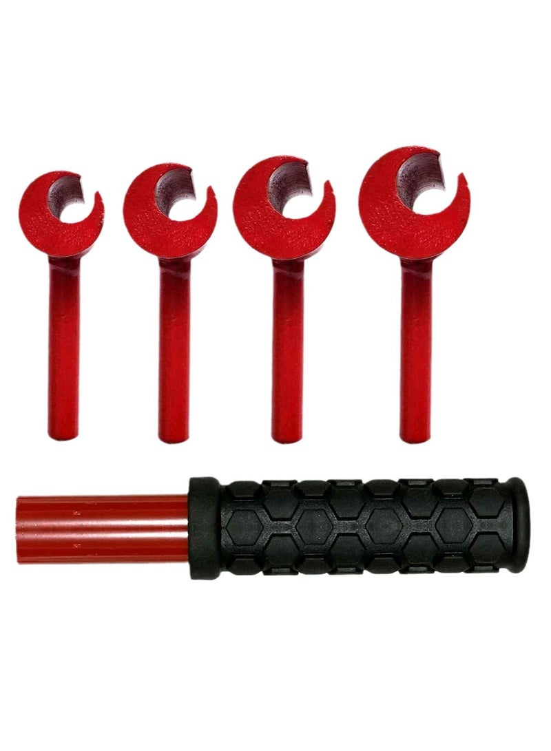 Door Hinge Repair Wrench, Hinge Gap Adjustment Wrench - Precision Multi Size Repair Wrench Set For Door Cabinet Alignment | Manual Adjustment Wrench For Home Renovation, Door Maintenance - Image 1