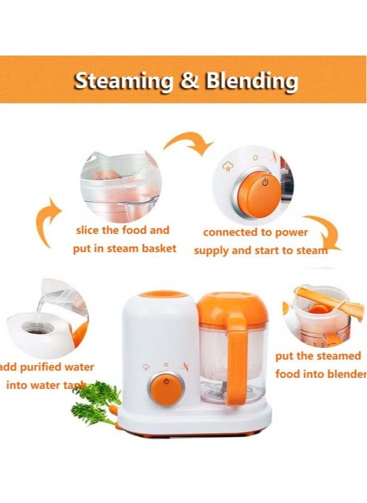 Arababy Electric Multi-Function Baby Food Maker Baby Food Processor Steamer Blender  - Image 4