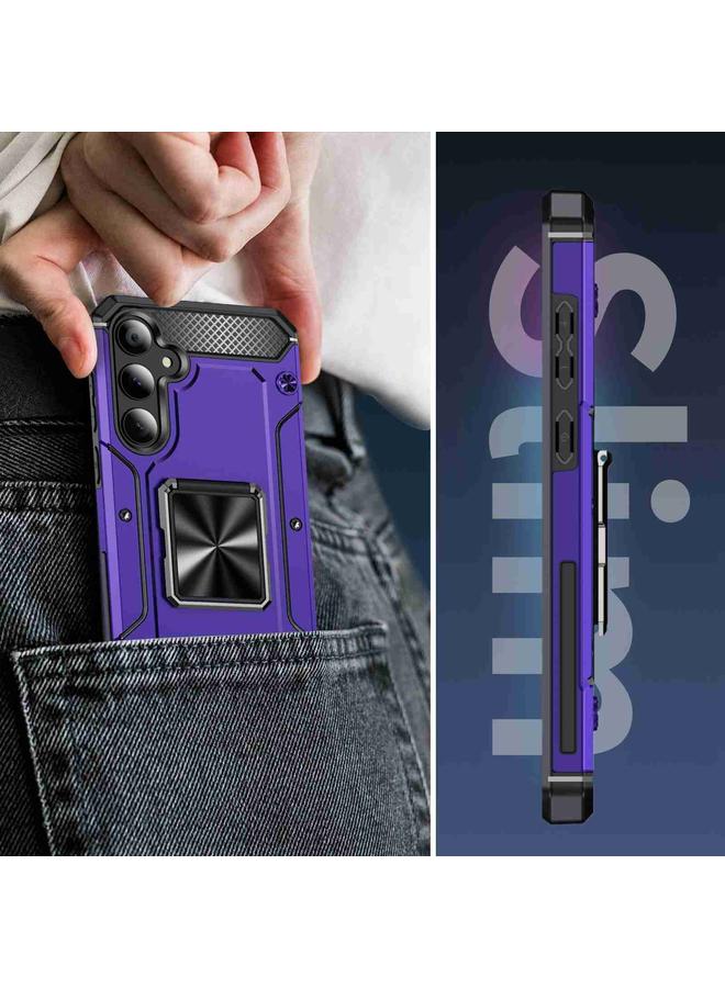 اس-توب جراب هاتف Samsung Galaxy A35 المقاوم للصدمات مع حامل معدني - Image 3