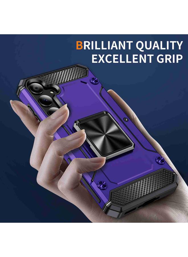 اس-توب جراب هاتف Samsung Galaxy A35 المقاوم للصدمات مع حامل معدني - Image 5