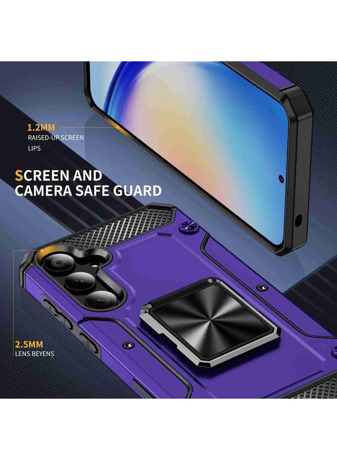 اس-توب جراب هاتف Samsung Galaxy A35 المقاوم للصدمات مع حامل معدني - Image 2