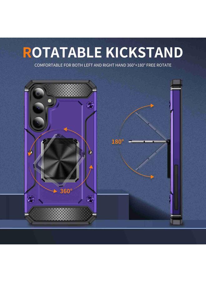 اس-توب جراب هاتف Samsung Galaxy A35 المقاوم للصدمات مع حامل معدني - Image 4