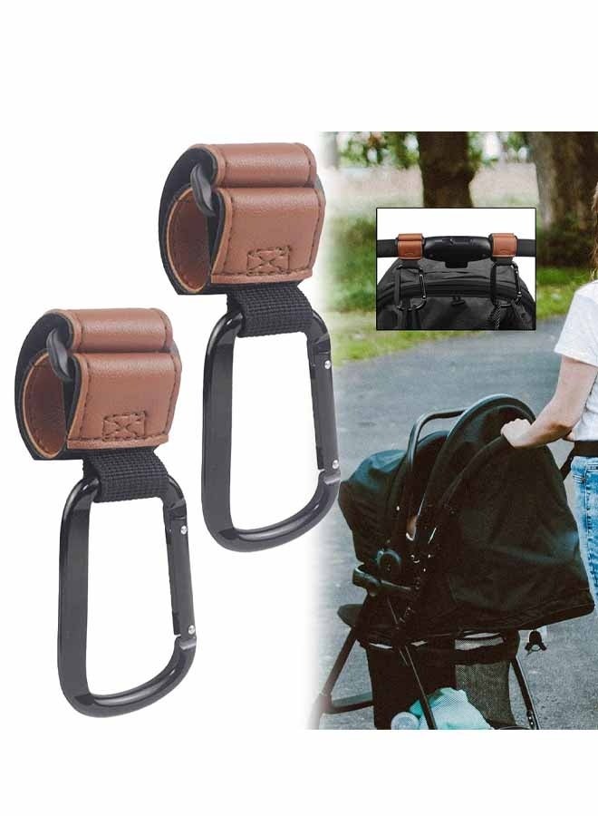 4X Hooks Clip Pram Hooks Carabiner, Multipurpose, Pushchair Hooks Accessories for Shopping Bags Purse - Image 4