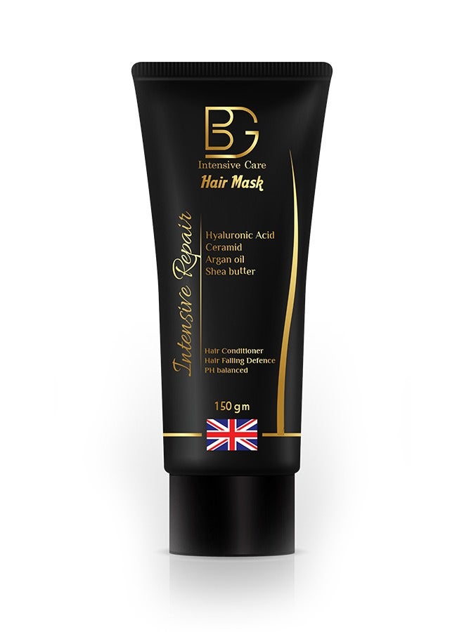 بي جي قناع شعر العناية المركزة بزيت الارغان والهيالورونيك 150 جرام - Image 1