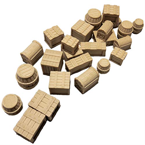 Extruded Gaming Pine Crates Barrels and Chests - Image 1