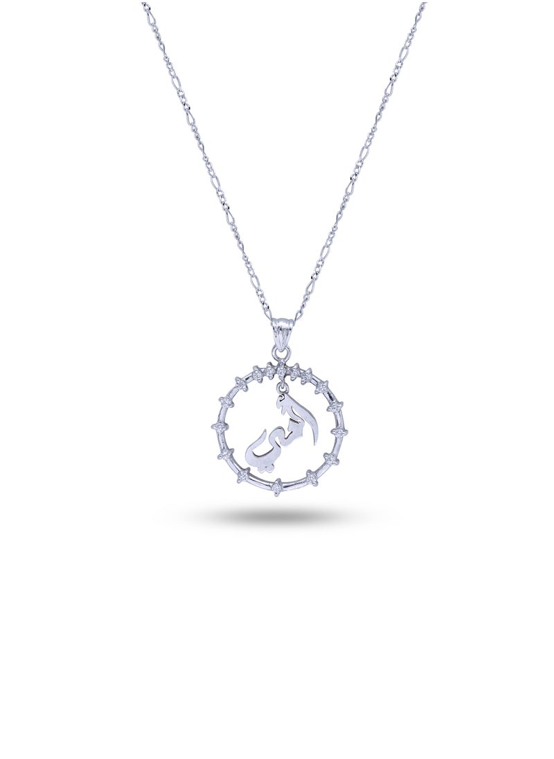 Subhati Pendant " Ummi Design " With Silver 925 and Zercon Stone  - Image 1