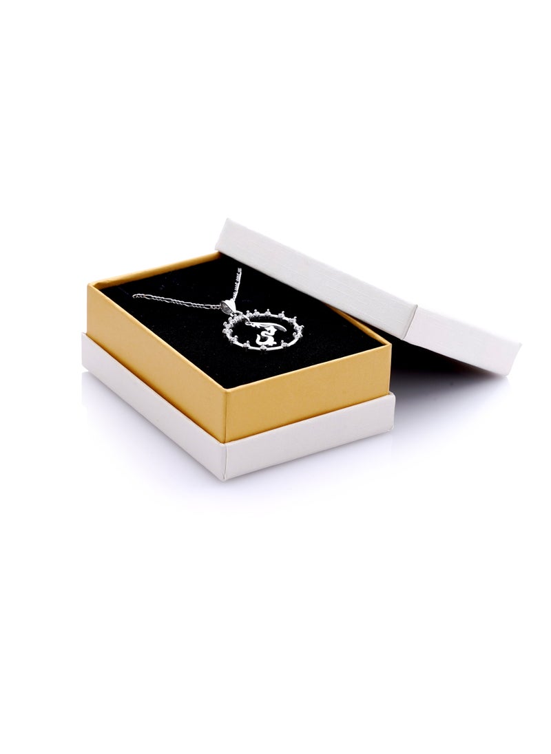Subhati Pendant " Ummi Design " With Silver 925 and Zercon Stone  - Image 2