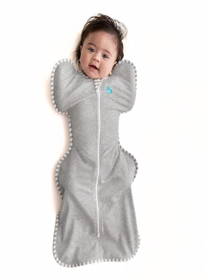 Love to Dream Swaddle UP, Baby Sleep Sack, Self-Soothing Swaddles for Newborns, Improves Sleep, Snug Fit Helps Calm Startle Reflex, New Born Essentials for Baby, Small 8-13lbs, Gray - Image 1