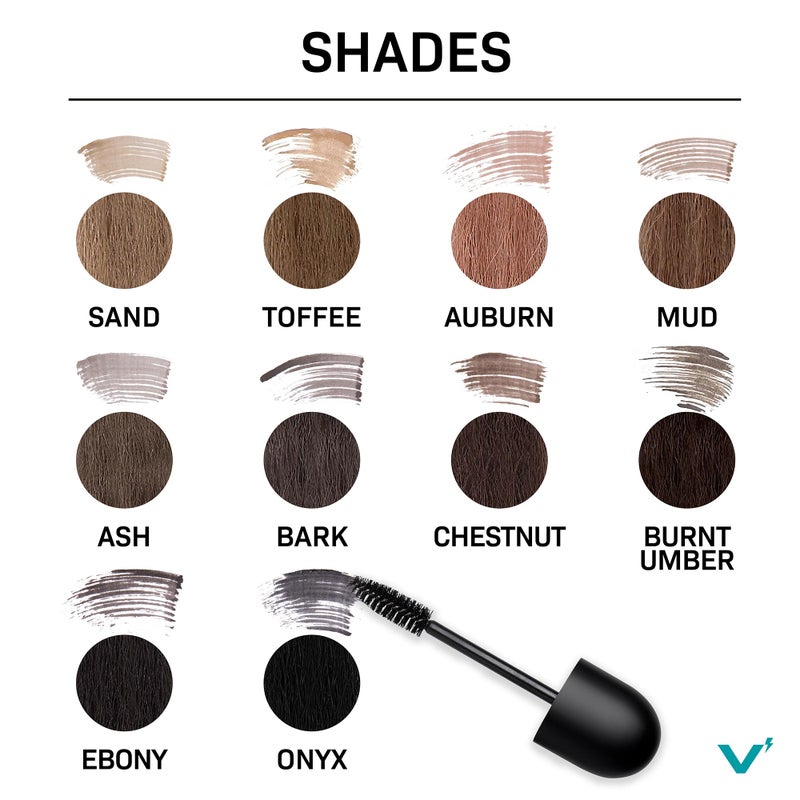 VOLT Grooming Temporary Instant Beard Color ECO 2 Pack Refill - Quick Drying Plant Based Hypoallergenic Brush on Color for Beards, Mustaches, and Eyebrows, Chestnut (Brown/Red) - Image 4