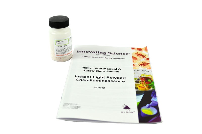 ALDON Innovating Science Instant Light Powder Chemiluminescence Demo Kit - Image 1
