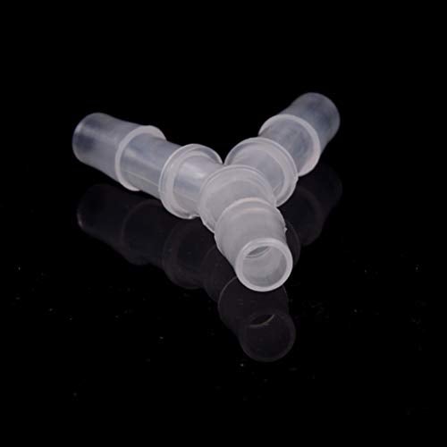 JoyTube Plastic Barb Equal Y Tee 1/2" hose ID Polypropylene pipe connectors Plastic Joint Splicer Mender Adapter Union Boat Water Air Aquarium O2 Fuel (pack of 5) - Image 4