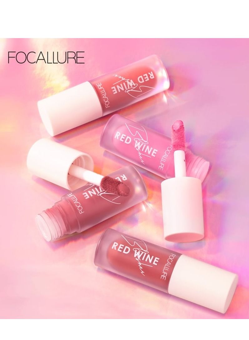 FOCALLURE Red Wine Blusher FA-89 #B01 - Image 4