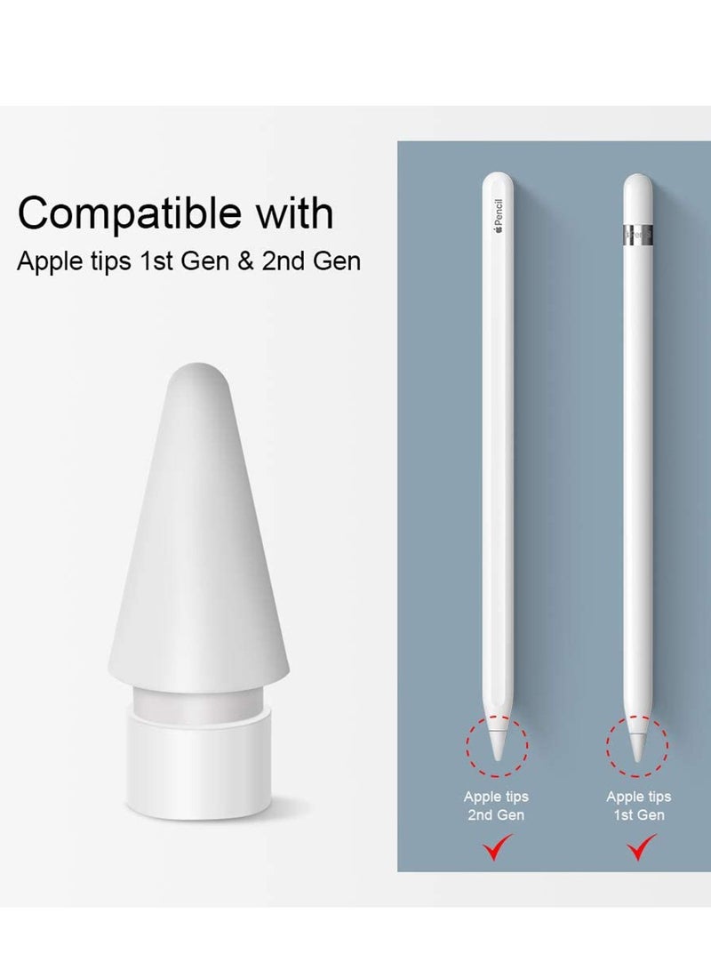 Stylus Tips Compatible for Apple iPad Pro pencil iPencil Nibs Replacement Pen 1st Gen 2nd Generation, High Sensitivity and Support Pressure Sensitive Operation 2 Pack - Image 3