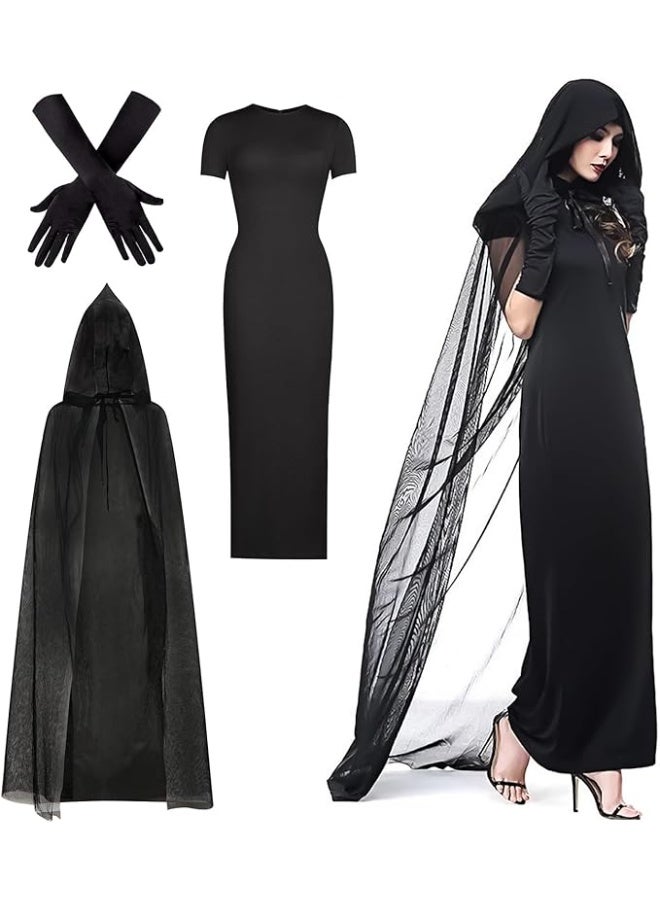 Jorunb Halloween Ghost Bride Costume Vampire Costumes Women Halloween Costume Witch Vampire Dress Adult Costumes Carnival Cosplay Halloween Costume Party - Image 1