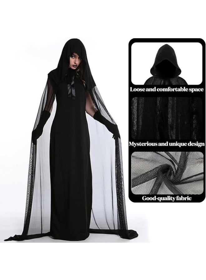 Jorunb Halloween Ghost Bride Costume Vampire Costumes Women Halloween Costume Witch Vampire Dress Adult Costumes Carnival Cosplay Halloween Costume Party - Image 4