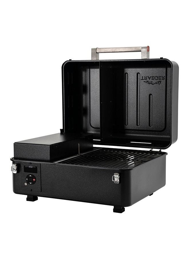 TRAEGER - Ranger, Portable Wood Pellet Grill and Smoker – Electric Tabletop Pellet Smoker with Digital Arc Controller, Cast Iron Griddle, For Tailgating and Outdoor Cooking, Black - Image 1