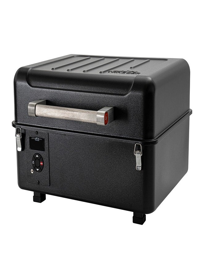 TRAEGER - Ranger, Portable Wood Pellet Grill and Smoker – Electric Tabletop Pellet Smoker with Digital Arc Controller, Cast Iron Griddle, For Tailgating and Outdoor Cooking, Black - Image 1