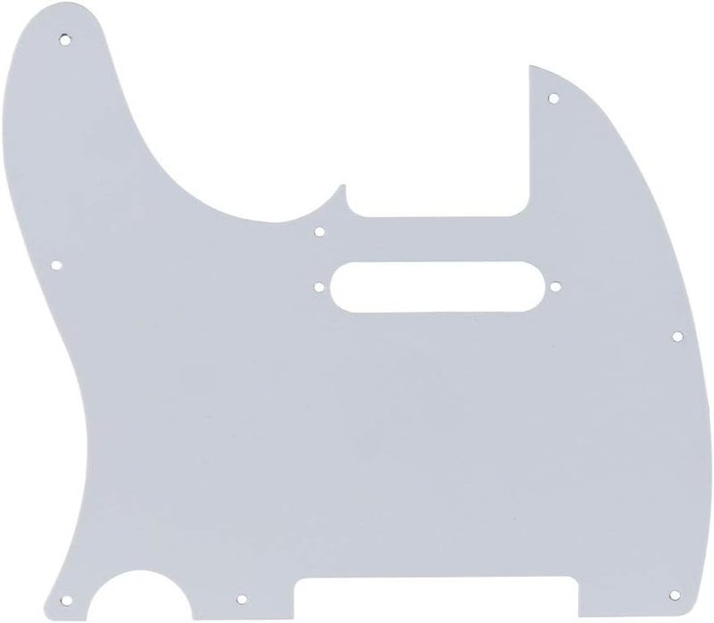 FLEOR 8 Hole TL Pickguard Scratch Plate with Pickguard Screws Set Fit USA/MX Standard TL Style Pickguard Replacement, 4Ply Brown Tortoise Shell - Image 5