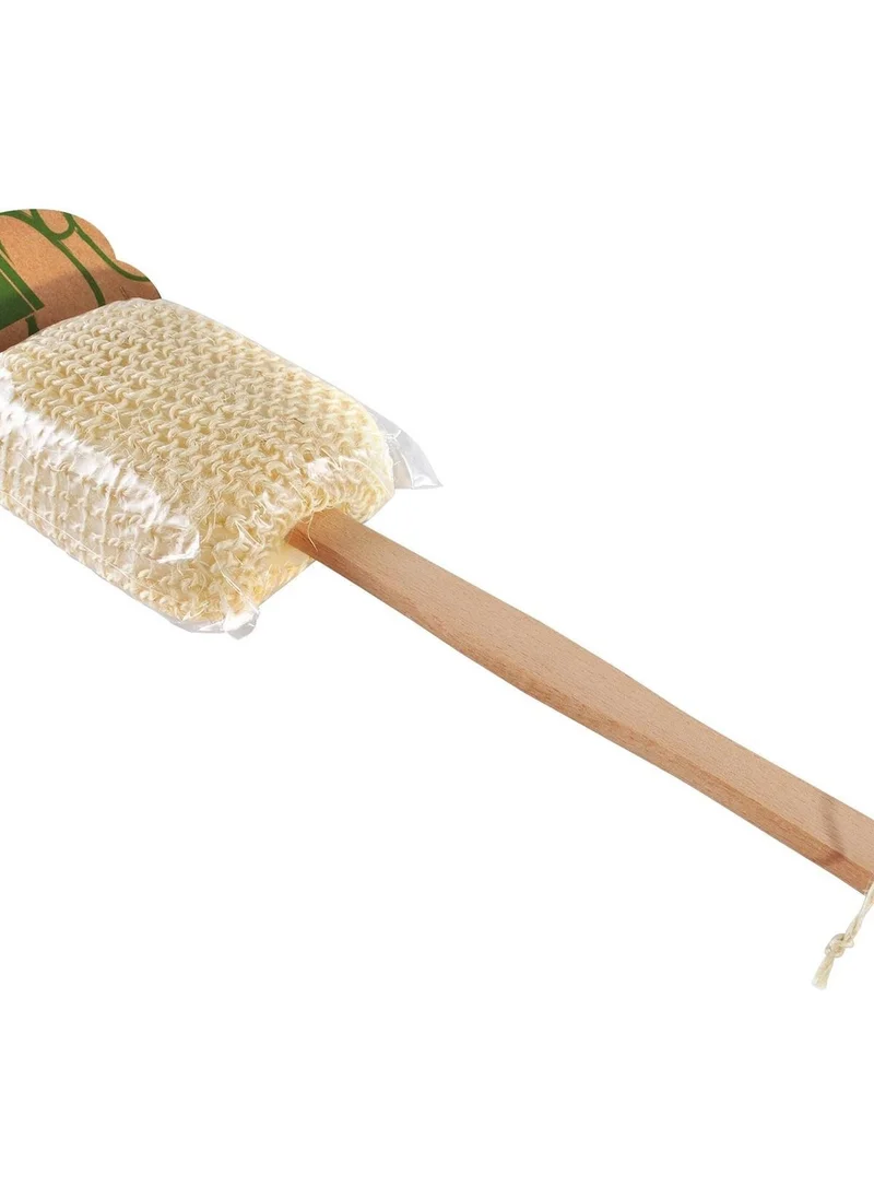 ديكوبيلا Sisal Wooden Handle Sponge Bath and Shower Accessories