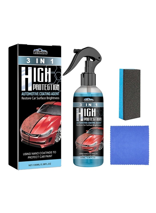 RAYHONG Automotive Coating Agent - Fast car Ceramic Coating Spray, Plastic Parts refurbisher, Fast fine Scratch Repair, car Scratch Nano Repair Spray,High Protection Crystal Coating 100ml - Image 2