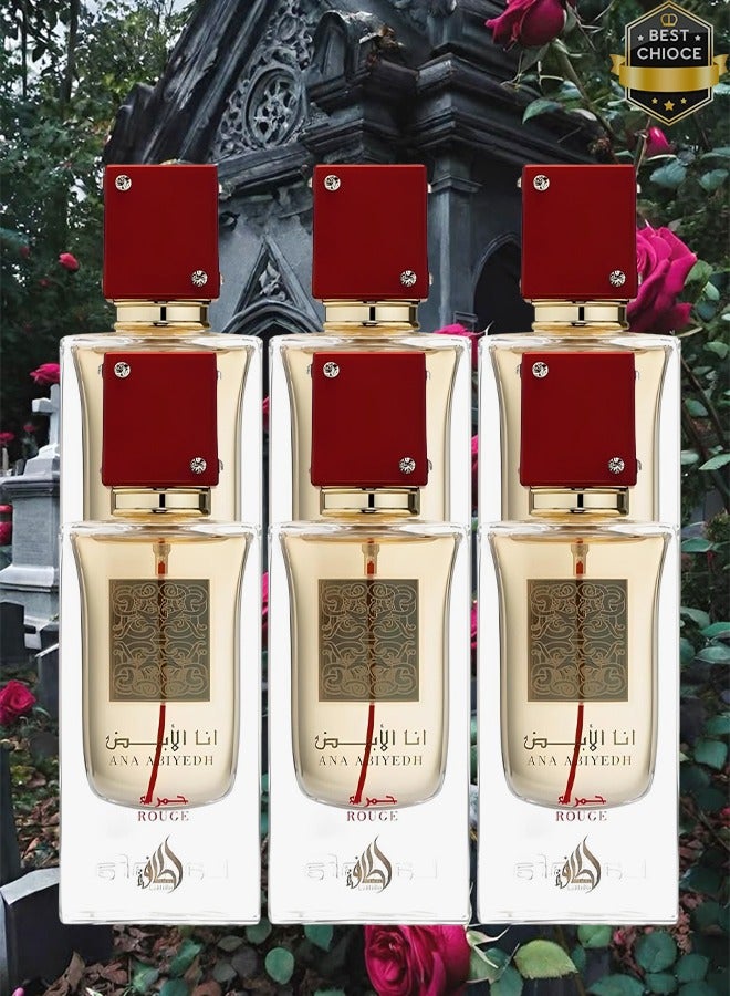 Lattafa 6 Pieces Ana Abiyedh Rouge Perfume For Women 100ml EDP - Image 1