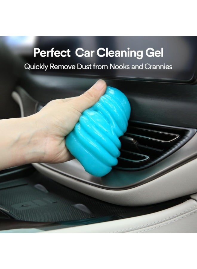 Car Cleaning Gel Car Clean Putty, Universal Car Interior Cleaner Slime, Perfect Cleaning Kit Supplies, Auto Detailing Tools Accessories, Dust Remover Gifts for Men Women - Image 2