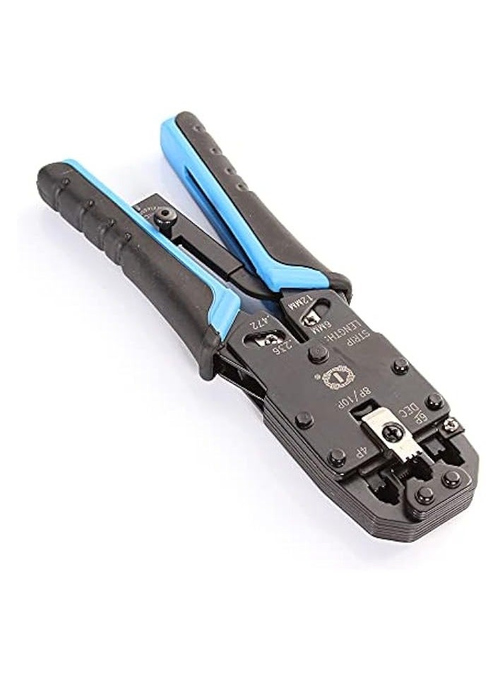 PROMASS RJ11/RJ12/RJ45/RJ50 10P 8P 6P 4C Network LAN Cable Crimper Modular Plug Crimping Pliers Tool  - Image 3