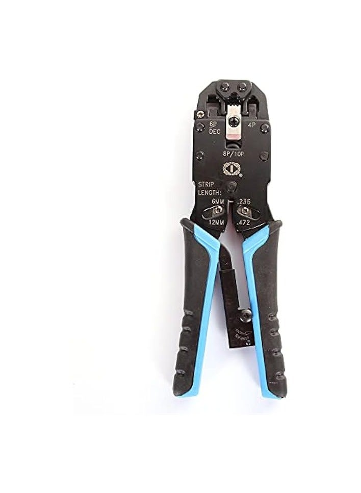 PROMASS RJ11/RJ12/RJ45/RJ50 10P 8P 6P 4C Network LAN Cable Crimper Modular Plug Crimping Pliers Tool  - Image 5