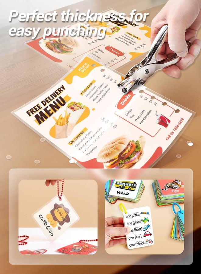 Uinkit 5Mil Heavy-Duty 100 Pack Menu Laminating Pouches, 11.5"x17.5" Sheets for 11x17 Menu, Crystal Clear Thermal Laminating Paper for Restaurant, Cafe, Bistro - Round Corner, Bubble-Free - Image 5