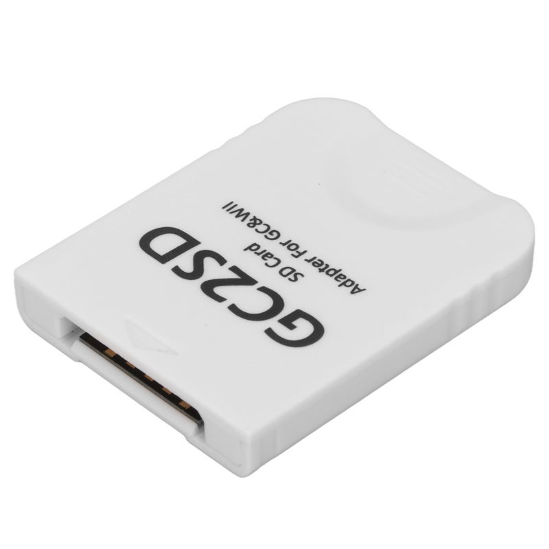 قارئ بطاقات GC2SD أبيض بسعة 512 جيجابايت داعم للتوصيل والتشغيل - حل تخزين الألعاب لأجهزة Wii و GameCube للاستخدام مع تطبيقات الهاومبرو والنسخ الاحتياطي للألعاب - Image 4