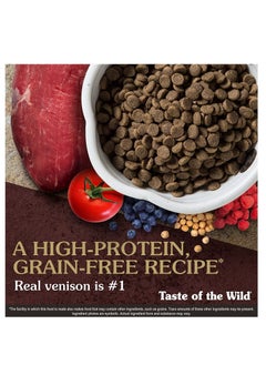 Taste of the Wild Pine Forest Canine Recipe Venison Dog Dry Food 2.27Kg  - Image 2