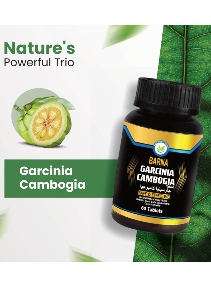 Barna Garcinia Cambogia Tablet Safe and Effective - Support Natural Weight Loss, Helps to Boost Body Metabolism and Control Appetite- 60 Tablet - Image 3