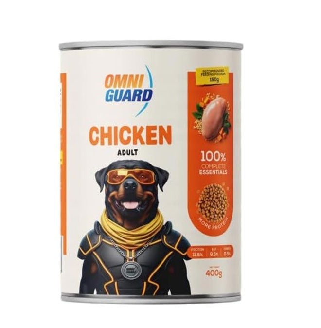 Omni Guard Chicken Adult Dogs Canned Wet Food 400g - Daily Nutrition