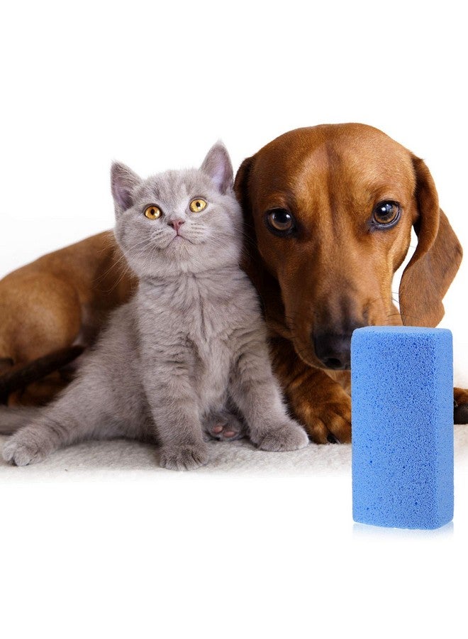 Mudder Mudder 6 Pieces Pet Hair Remover for Dog Cat Pet Hair Stone Remover Pumice Pet Hair Rock Removal Tool for Laundry Furniture Reusable Dog Hair Remover Easy to Clean, Blue, 4 Inch - Image 3
