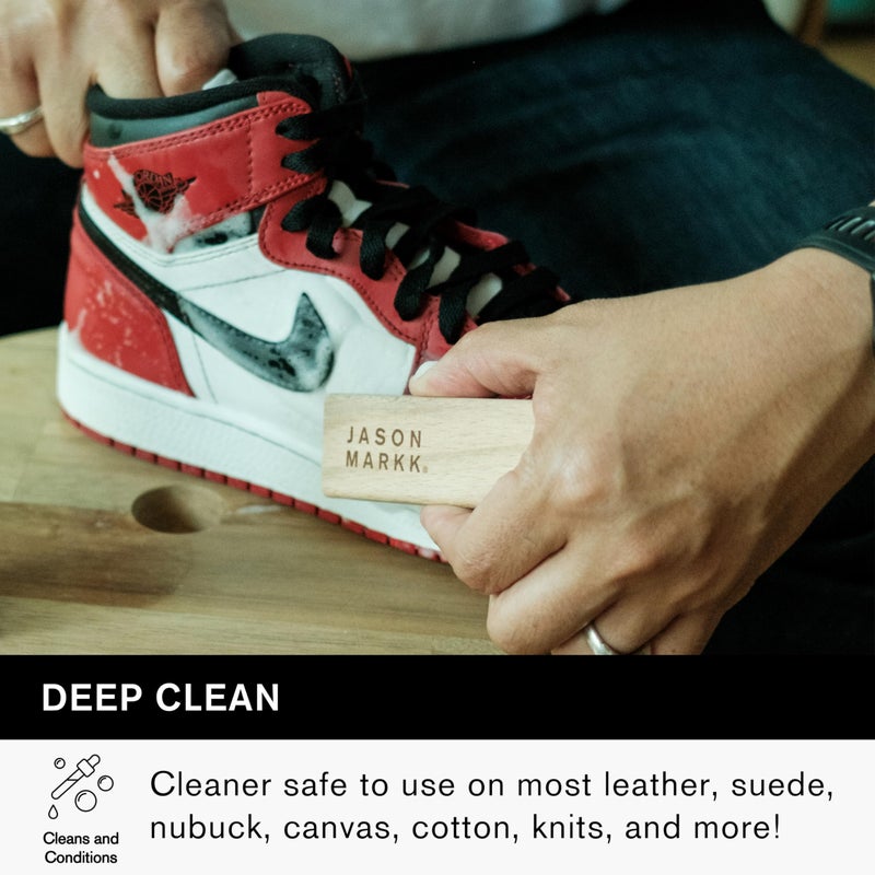 Jason Markk Essential Kit & Repel Spray, Shoe Cleaner, 3-Piece Set for Footwear - Image 4