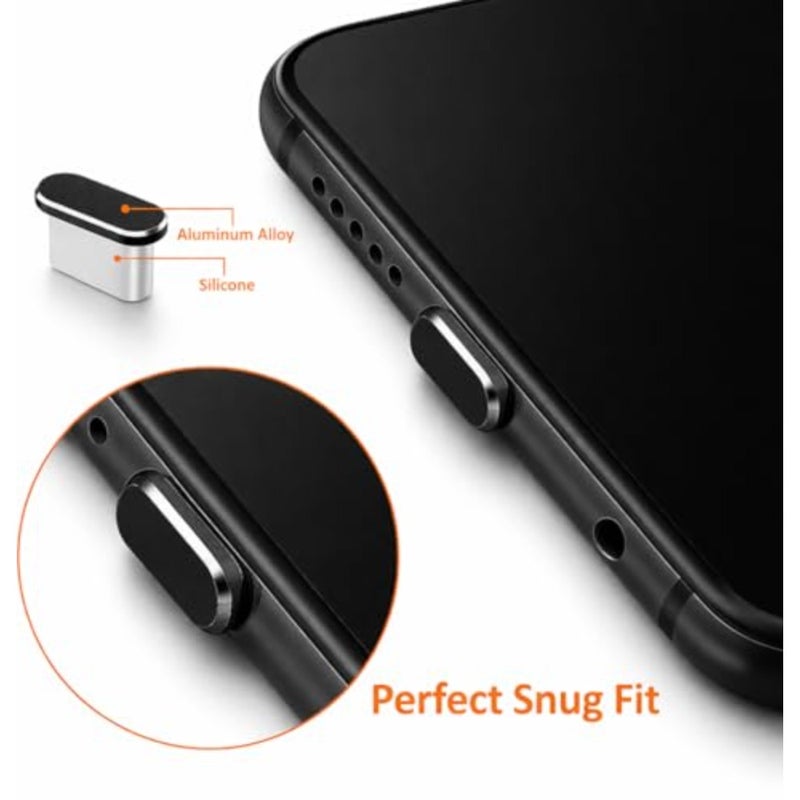 Mizi USB C Dust Plug, 4 Pack Type C Anti Dust Plug Cover Charging Port Protector for iPhone 17 Pro, Complete Cleaning Accessories - Image 2
