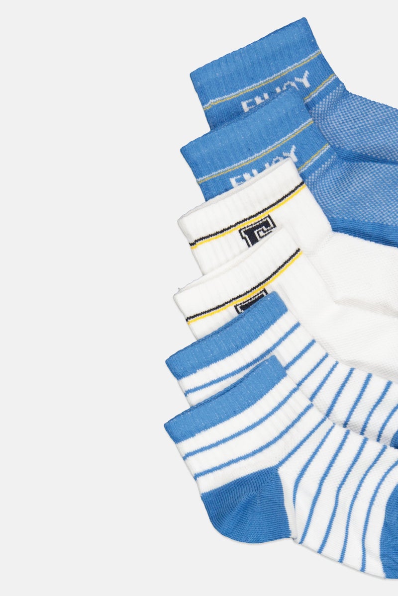 RBX Kids Boy 5 Pair Quarter Socks, Multicolor  - Image 3