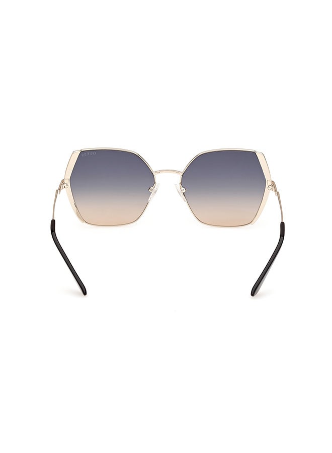 GUESS Women's UV Protection Hexagon Sunglasses - GU7843-S33W61 - Lens Size: 61 Mm - Image 4