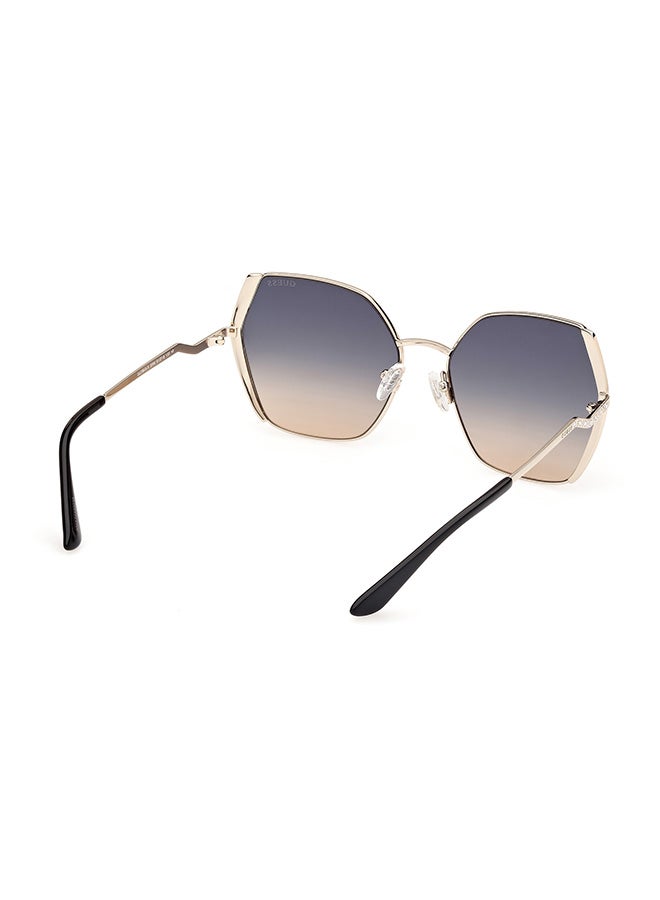 GUESS Women's UV Protection Hexagon Sunglasses - GU7843-S33W61 - Lens Size: 61 Mm - Image 5