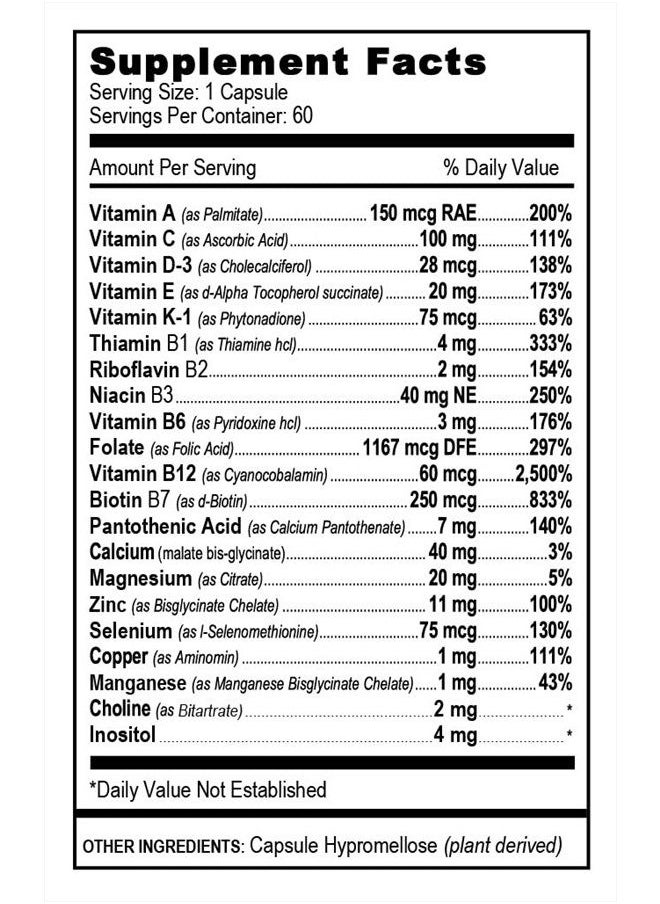 Vita4Life , ADEK Support, No Iron - 60 Count  - Image 2