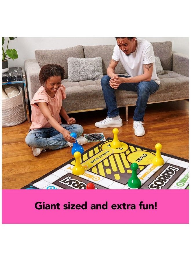 Spin Master Games Giant Sorry! Classic Family Board Game Indoor Outdoor Retro Party Activity With Oversized Gameboard & Pieces For Kids And Adults Ages 6 & Up  - Image 4